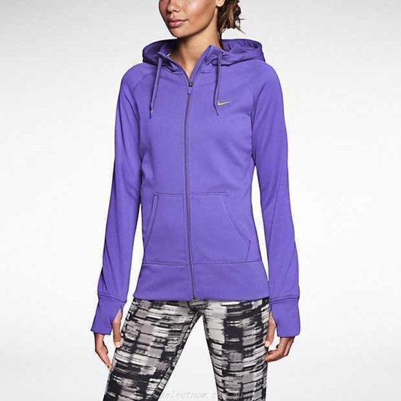 Nike Jackets & Blazers - NWT Nike: Extra Small Women's Purple Zip-up Hoodie